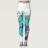 BLUE BLOOM REQUIEM LEGGINGS (Vorderseite)