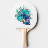 Blue Bloom Requiem Ping Pong Paddle – Artistic Flo Tischtennis Schläger (Rückseite)