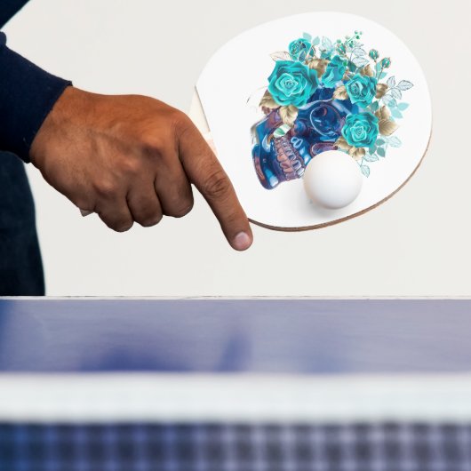 Blue Bloom Requiem Ping Pong Paddle – Artistic Flo Tischtennis Schläger (InSitu)