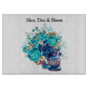 Blue Bloom Requiem Schneidebrett
