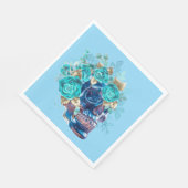 Blue Bloom Requiem Serviette (Ecke)