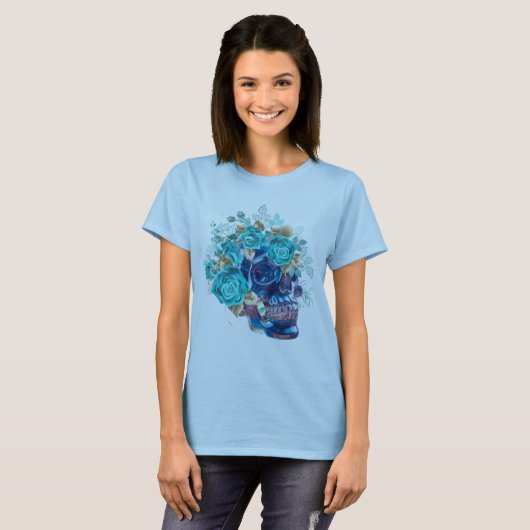 Blue Bloom Requiem  WOMEN'S T SHIRT (Vorne ganz)