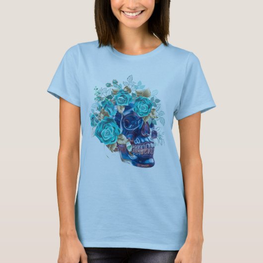 Blue Bloom Requiem WOMEN'S T SHIRT (Vorderseite)