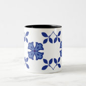 Blue Blossom Elegance Zweifarbige Tasse (Mittel)