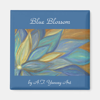 Blue Blossom Magnet
