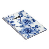 Blue Blossom Notebook Notizblock (Rechte Seite)