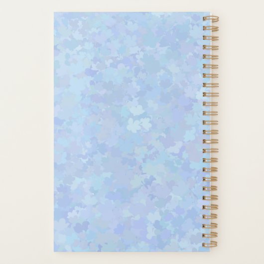 Blue Blossom Planner Planer (Rückseite)