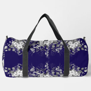 Blue Blossom Reise Duffle Bag