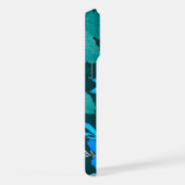 Blue Blossom Stärke iPhone Cover Hülle (Rechte Seite)