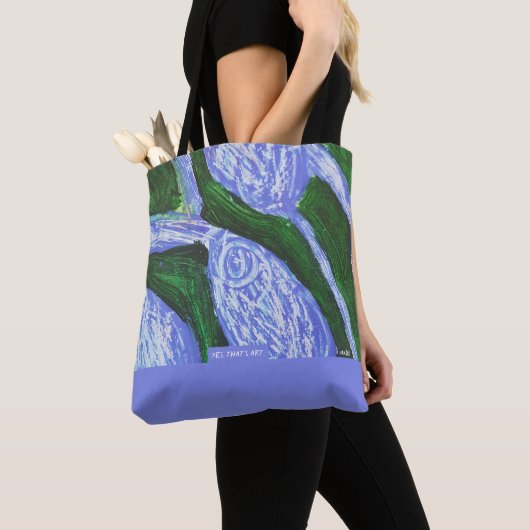 Blue Blossom Tasche (Von Nahem)