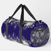 Blue Blossom Travel Duffle Bag (Rechte Ecke)