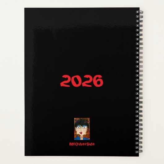 "Blue Blouse" Planner Planer (Rückseite)