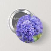 Blue Blue Blue Bells Button (Vorne & Hinten)