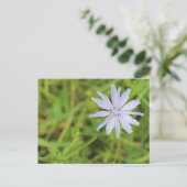 Blue Blume #3 Postkarte (Stehend Vorderseite)