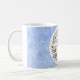 Blue Blume Bouquet Book Liebhaber Kaffeetasse