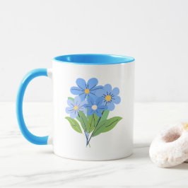 Blue Blume Bouquet Tasse