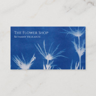 Blue Blume Business Card Visitenkarte