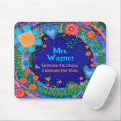 Blue Blume Dragonfly Gefreudlicher Lehrer Mousepad (Mit Mouse)