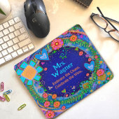 Blue Blume Dragonfly Gefreudlicher Lehrer Mousepad