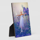 Blue Blume Fairy Fotoplatte (Seite)
