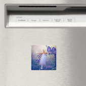 Blue Blume Fairy Magnet (In Situ (Geschirrspüler))