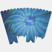 Blue Blume Fantasy Pattern, Abstraktes Fraktal Art Geschenkschachtel (Ungeklappt)
