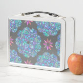 Blue Blume Mandala Metal Lunch Box (Beispiel)