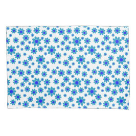 Blue Blume Motif | Daisy Pattern Kissenbezug