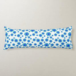 Blue Blume Motif | Daisy Pattern Seitenschläferkissen