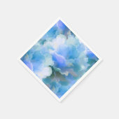 Blue Blume Napkins Serviette (Ecke)