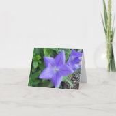 Blue Blume Note Card Karte (Vorderseite)