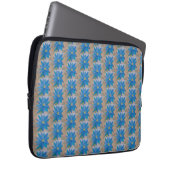 Blue Blume Notebook Sleeve (Vorne Rechts)