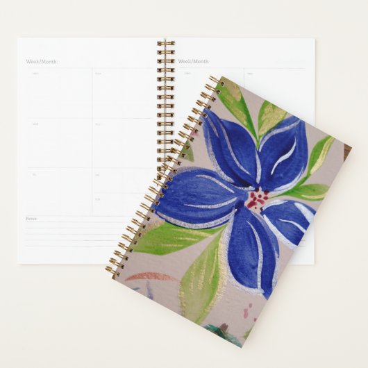 Blue Blume Planner Planer (Anzeige)