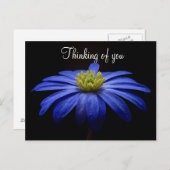 Blue Blume Postcard Postkarte (Vorne/Hinten)