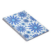 Blue Blume Power Notebook in Weiß Notizblock (Rechte Seite)