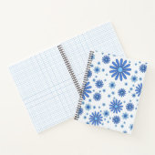 Blue Blume Power Notebook in Weiß Notizblock (Innenseite)