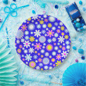 Blue Blume Power Pappteller (Party)