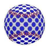 Blue Blume Ribbon von Kenneth Yoncich Baseball (Vorderseite)