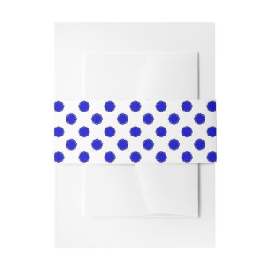 Blue Blume Ribbon von Kenneth Yoncich Einladungsbanderole