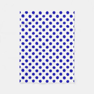 Blue Blume Ribbon von Kenneth Yoncich Fleecedecke