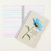 Blue Blume Scripture Journal Notizblock (Innen)