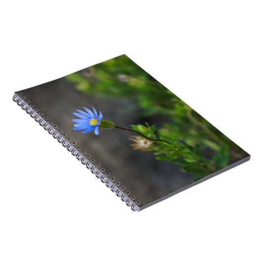 Blue Blume Spiral Notebook Notizblock (Rechte Seite)