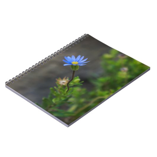 Blue Blume Spiral Notebook Notizblock (Linke Seite)
