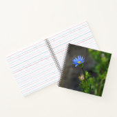 Blue Blume Spiral Notebook Notizblock (Innenseite)
