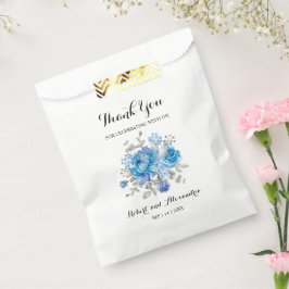 Blue Blume Vielen Dank für Ihre Hochzeit Geschenktütchen