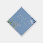 Blue Blume Wedding Collection Serviette (Ecke)