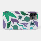 Blue Blumen Case-Mate iPhone Gehäuse Hülle (Rückseite (Horizontal))