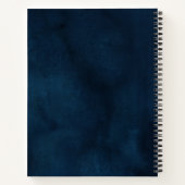 Blue Blush Brautparty Rezept Buch (Rückseite)