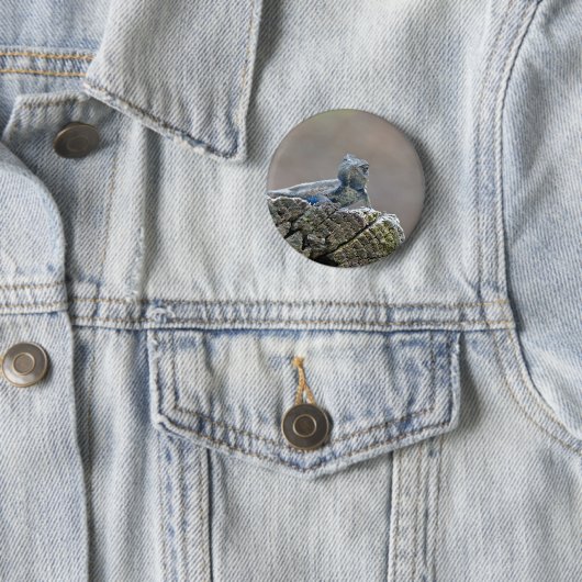 Blue Bly Alligator Lizard Button (Beispiel)