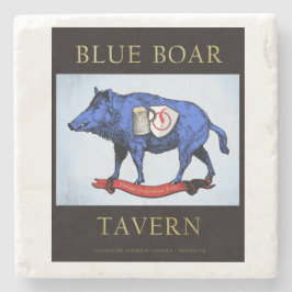 Blue Boar Tavern Marble Untersetzer
